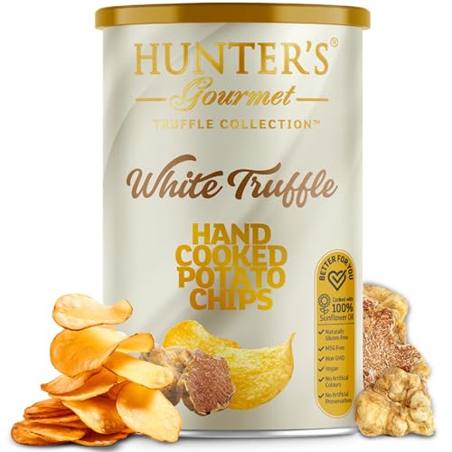 Hunters Gourmet White Truffle Hand Cooked Potato Chips 150g