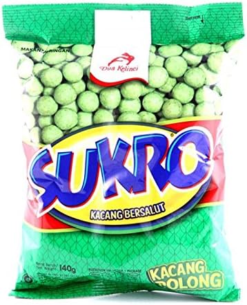 Dua Kelinci Kacang Sukro Polong, 140 Gram