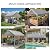 10 * 20 Heavy Duty Carport Canopy - Extra Large Portable Car Tent Garage with Adjustable Peak Height from 9.5ft to 11ft,Removable Roof &Side Walls for Car, SUV,Boats