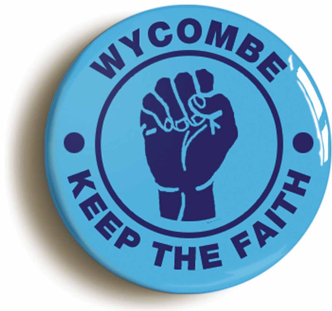 Wycombe Keep The Faith Northern Soul Fridge Magnet (Circular 2inch / 50mm Diameter)