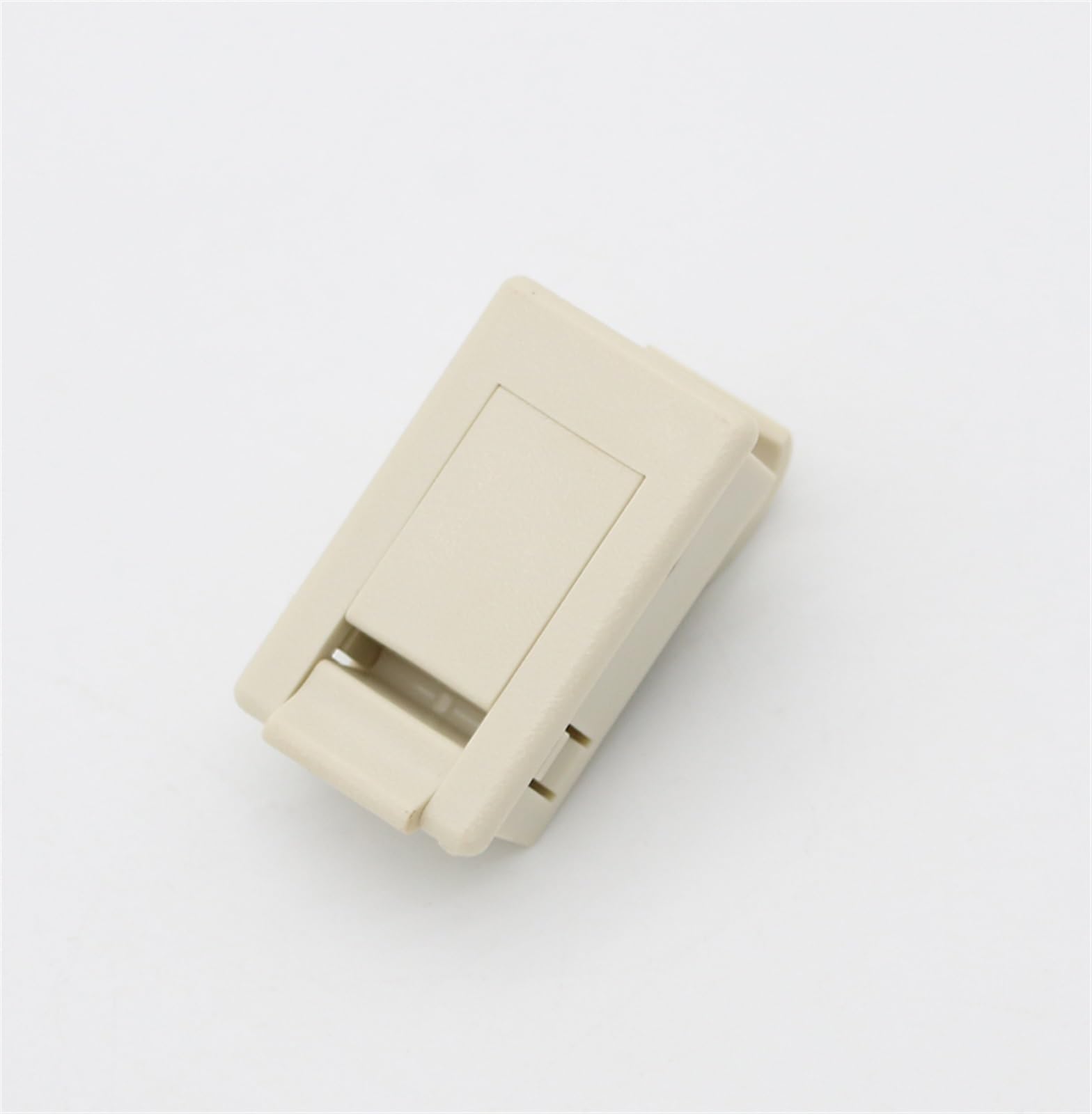 Boucle de porte en nylon DK105 beige - Fermeture double pli en plastique résistant 1 pièce