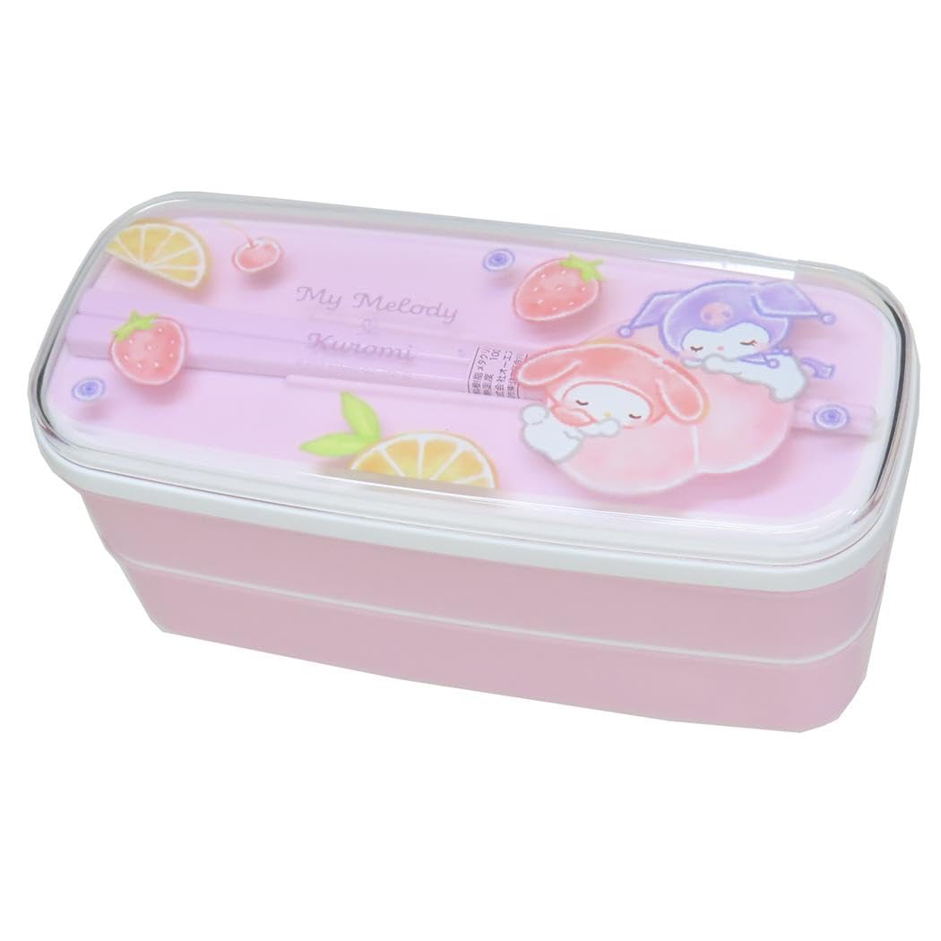 Amazon｜マイメロディ クロミ[お弁当箱]スリム2段ランチボックス