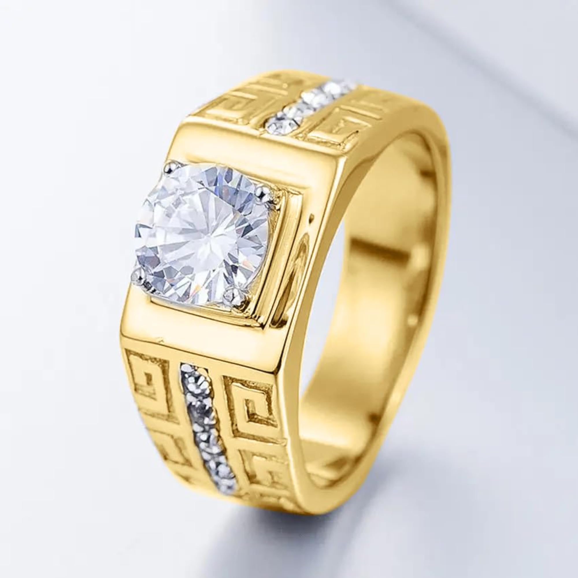 Stylish Adjustable Silver Finger Ring for Men