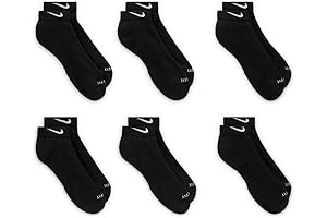 Men's Nike 6-Pack Every Day Plus Cushioned Low-Cut Training Socks - Pack of 6