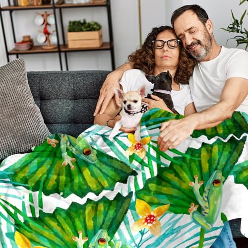 Couverture polaire douce contre le froid jeté de canapé microfibre - 7