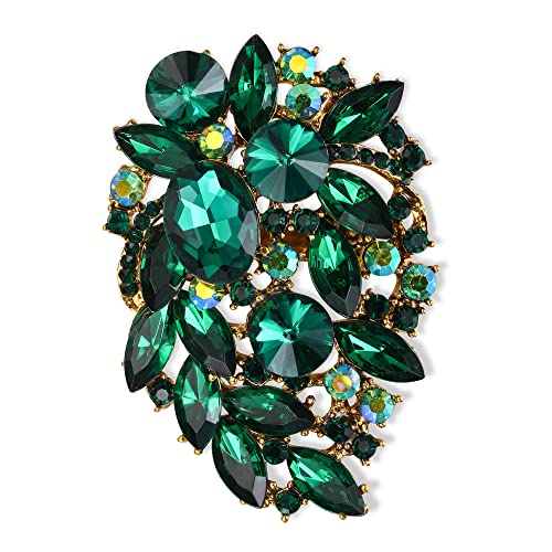 Broche clip femme cristal autrichien idée cadeau idéal pour anniversaire