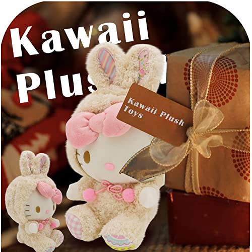 Coaqac Kawaii Cartoon Bunny Cross-Dressing Series Plush,Rabbit Stuffed Soft Doll Cute Soft Doll Toys, Plush Pillow Stuffed Animals Toy Birthday Gifts For Girls Kids (Kt, 7.8In) #TOP6