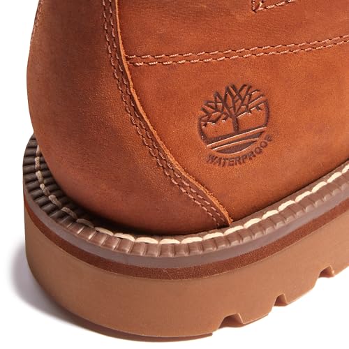Image of Timberland Men's Redwood Falls Mid Waterproof Boot, Saddle Full Grain, 15 W US