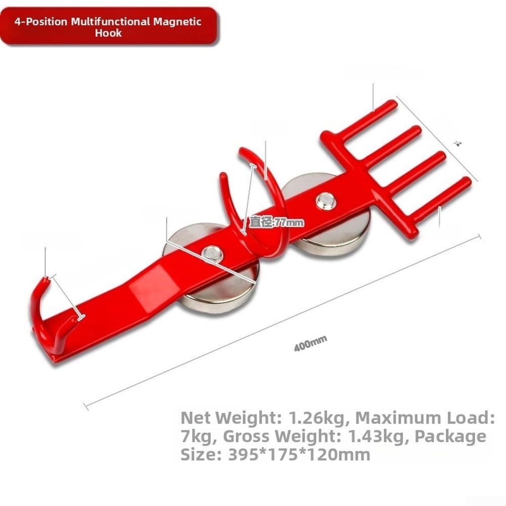 Supporto Magnetico per Utensili 7kg Organizzatore Officina(Five)