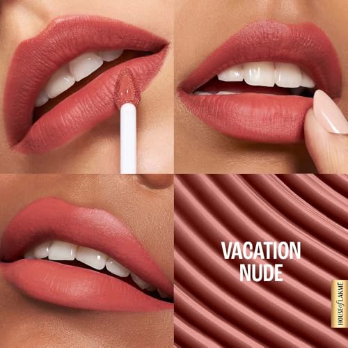 Image of Lakme 9to5 Hya Matte Lip Liquid + Hyaluronic Acid Vacation Nude 5.3ml (Pack of 2)