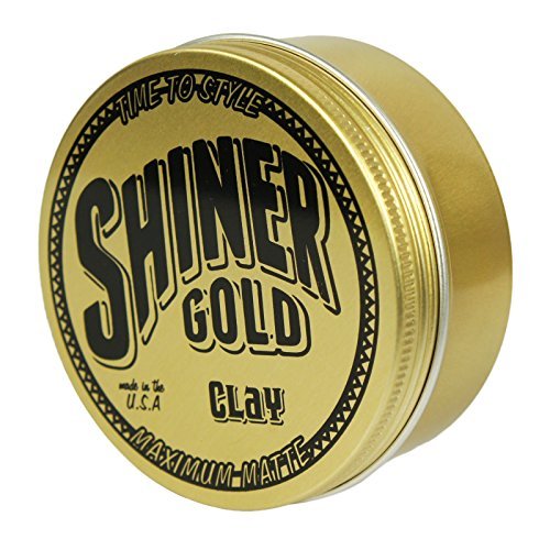 Shiner Gold Maximum Matte Clay Pomade, 4oz. by SHINER GOLD
