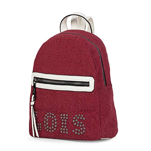 Lois: Mochila de Mujer Casual de Diseño. Cierre Cremallera. Asa Superior y Tiras Ajustables