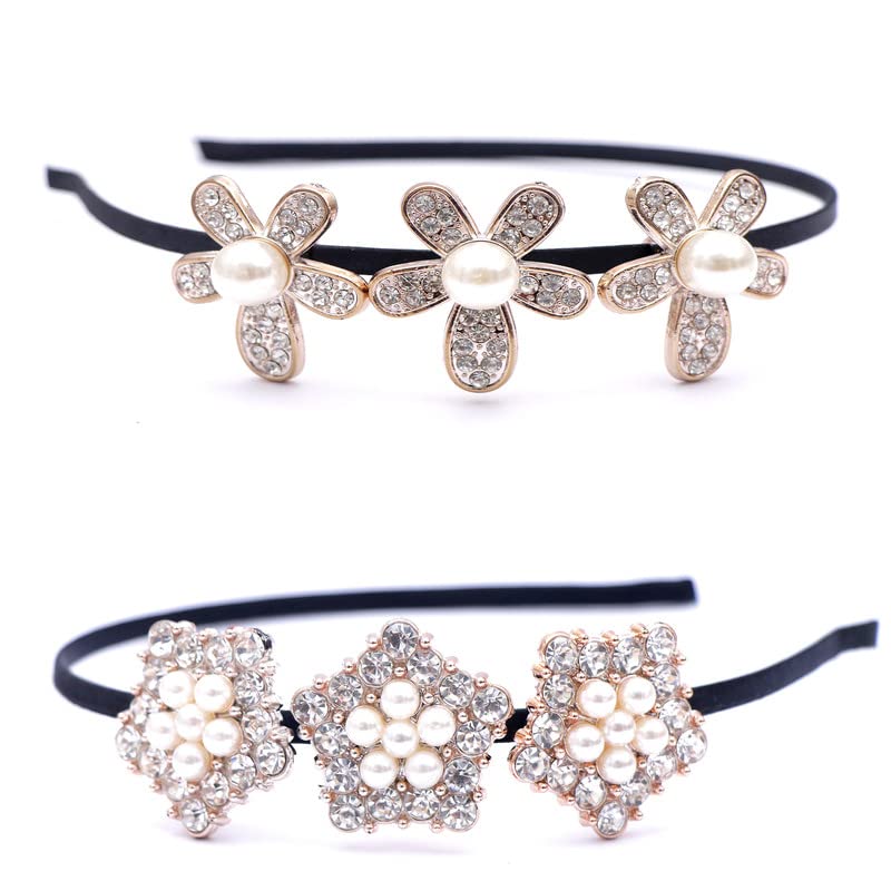 NAVMAV Hair band for Women and Girls Pearl Head band Head Jewellery for women Hair belt for girls Fancy hair band Hair Accessories for brides Stylish & Trendy 2Pcs (B0BX4C53Y8) Amazon Price History, Amazon Price Tracker