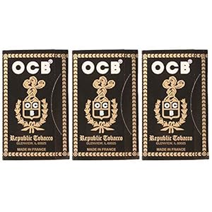 OCB Ungummed Single Wide Rolling Papers (3 Pack) – 450 Papers Total