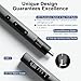 Precision Electric Screwdriver Set with LED Screen, 36 in 1 Mini Rechargeable Battery Power Repair Tool Kit with 0.3N.m, Leather Aluminum Case, Micro Cordless Automatic Screw Driver for iphone PC DIY
