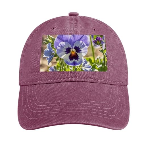 Pansy Perfection Baseball Cap for Women Men Golf Dad Hat