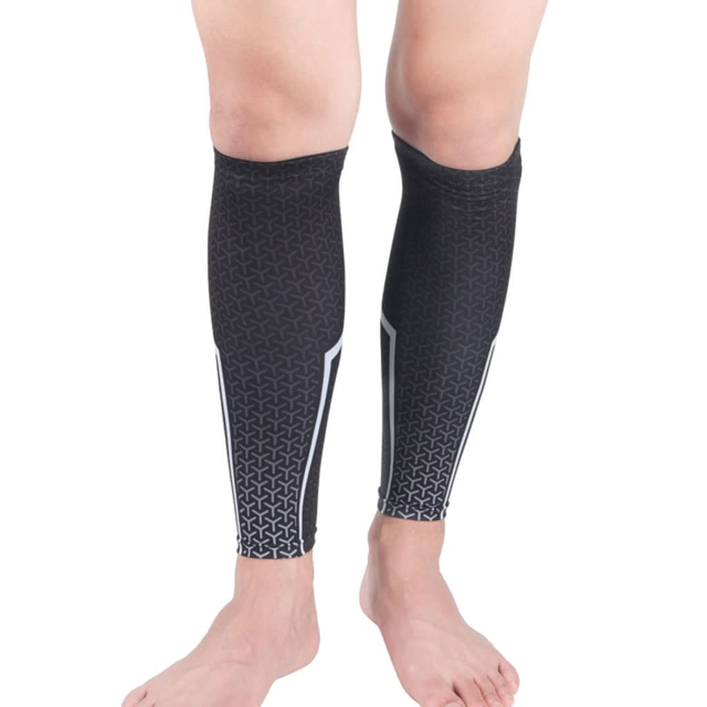 1pcs Lower Leg Sleeve Cover Anti-slip Compression Knitted Protector Outdoor Running Basketball Support