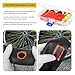 Smelish 80pcs Bike Tire Repair Kit, Self-Adhesive Bike Tire Patch Kit, Bike Tool Kit with Portable Storage Box and Valve Converter, Bike Repair Kit for Mountain Bikes, Commuter Bikes, Motorcycles