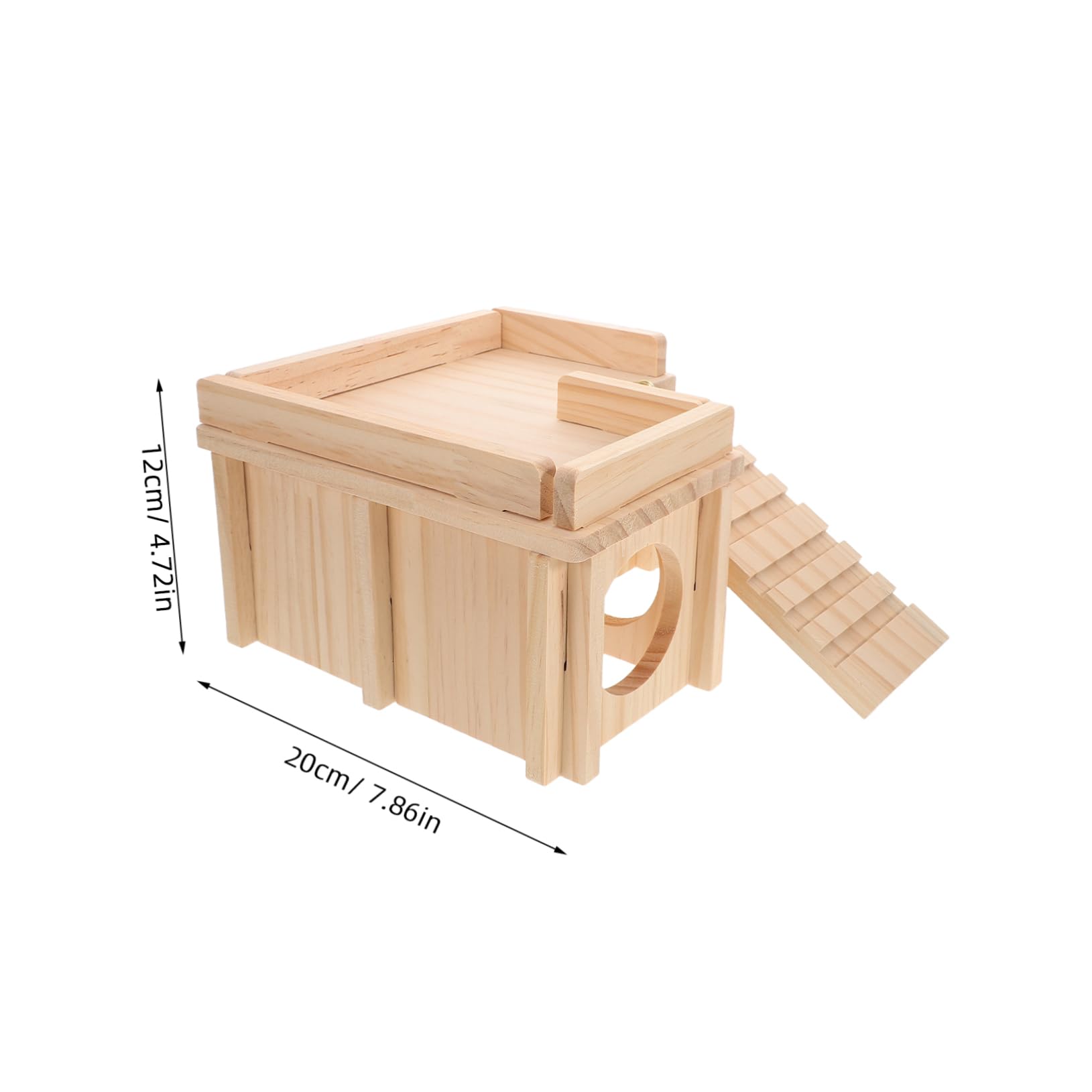 Gatuida Cueva de Madera para Lagartos Barbudos, Escondite con Rampa de Escalada y Plataforma de Descanso, para Terrarios de Reptiles Varios Estilos