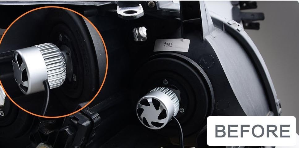 Image of CLOUDSALE LED Headlight Dust Cover Rubber Seal Cap Universal fit 70 to100mm (Pack of 2)
