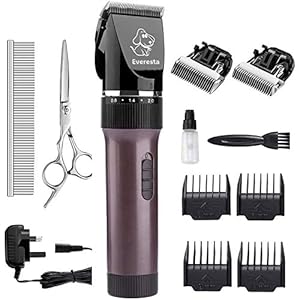 Everesta Dog clippers Low Noise Rechargeable Cordl...