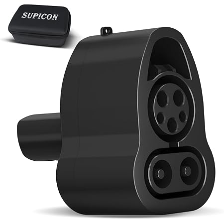 Supicon CCS Charger Adapter for Tesla Include Travel case, DC Charge Adapter for Model 3/Y/S/X, 220kw&250A, Applicable to All CCS1 Chargers, Patented Design, Upgrade CCS Before Using This Adapter