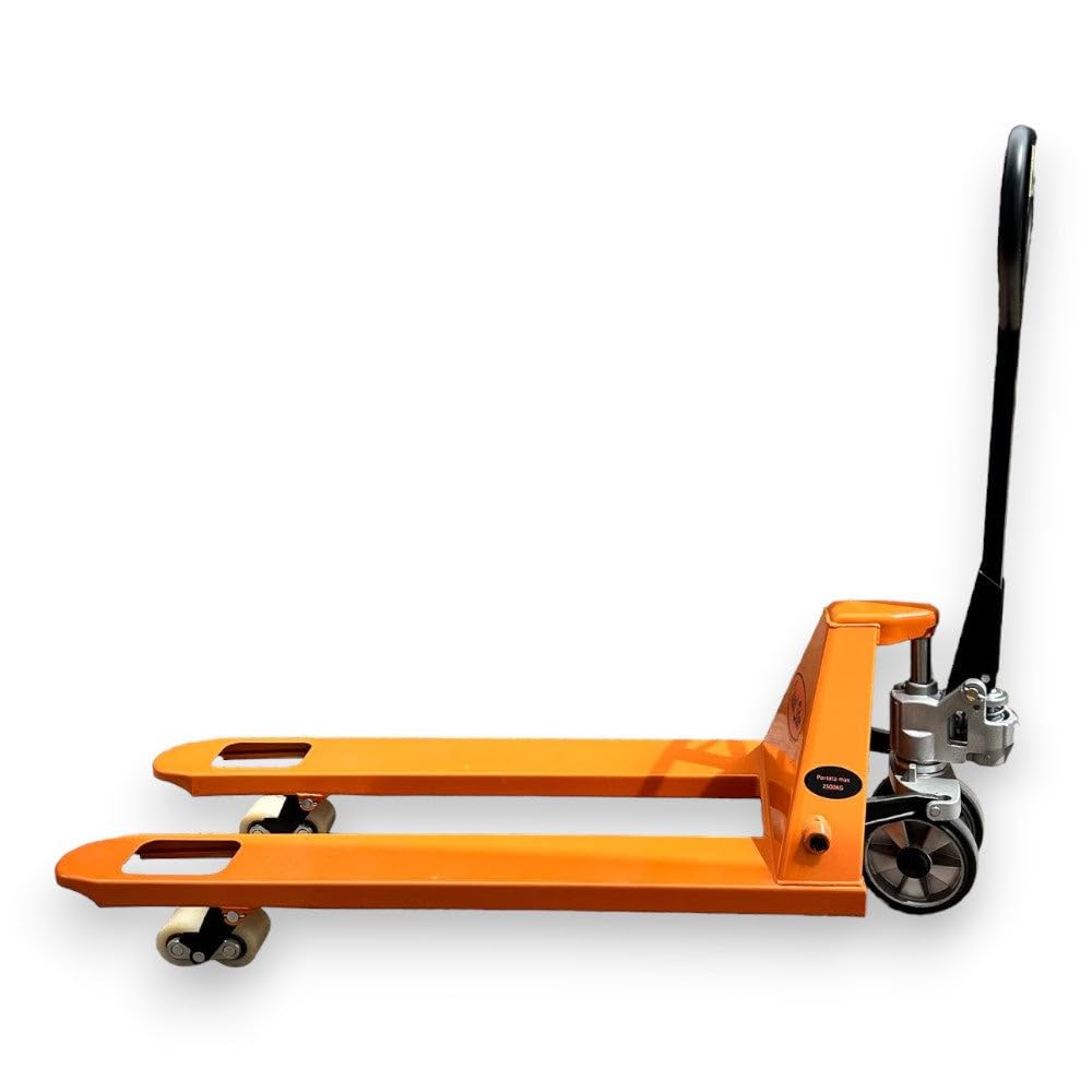 Transpallet manuale per trasporto pedane bancali portata 2500 kg