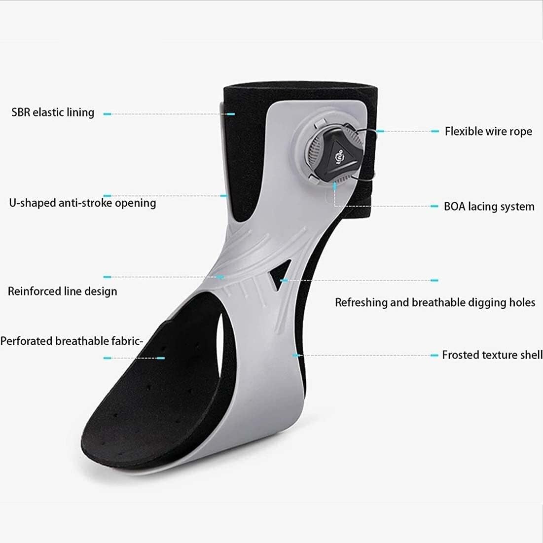 Amazon.co.jp: ドロップフットブレース装具 ライトバランスフット