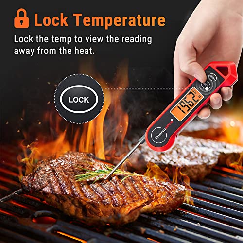 Image of TempPro TP19H Waterproof Digital Meat Thermometer for Grilling with Ambidextrous Backlit and Motion Sensing Kitchen Cooking Thermometer for BBQ Grill Smoker Oil Fry Candy(Previously ThermoPro)