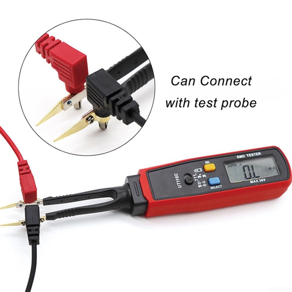 Multimètre pour smd UT116C Écran LCD Rotable Test Diode Multimètre