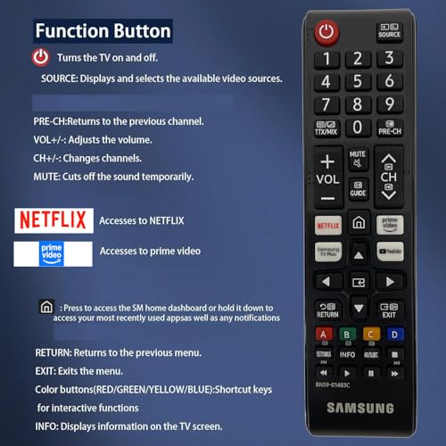 Télécommande Samsung BN59-01483C contrôle Smart AI fluide - 6