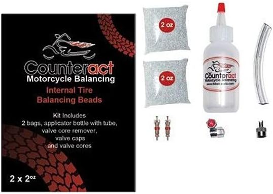 Counteract Motorcycle Internal Tire Balancing Beads Kit (2X2oz)