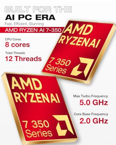 Image of ASUS 27 inch Touchscreen All-in-One Desktop, AMD Ryzen AI 7 350, Copilot+ AI PC | 32GB DDR5 RAM, 2TB SSD, 27 inch IPS FHD Display, AMD Radeon 860M, Wi-Fi 6, Windows 11 Pro, Wireless Keyboard and Mouse Combo