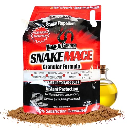 Nature’s Mace Snake MACE, Snake Repellent for Yard, Outdoors, Keep Snakes Away, Home, Garden,...