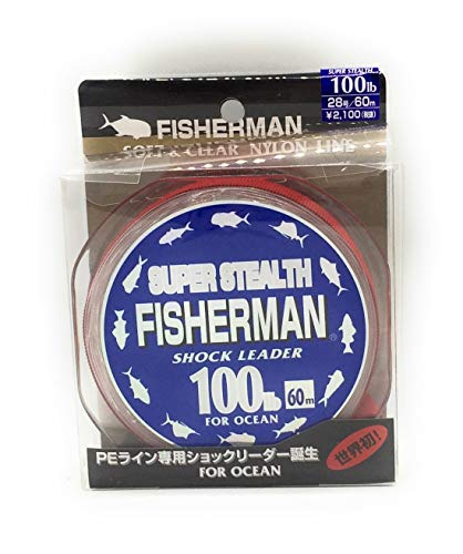 Fisherman Super Stealth Monofilament Shock Leader Line for Ocean Saltwater Fishing Line