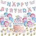 Decorazioni di Compleanno Dumbo Life World Palloncini BESTZY 36 pezzi Dumbo Decorazioni a Tema Compleanno Includere Cake Topper Banner Palloncini Bambini Feste di Forniture