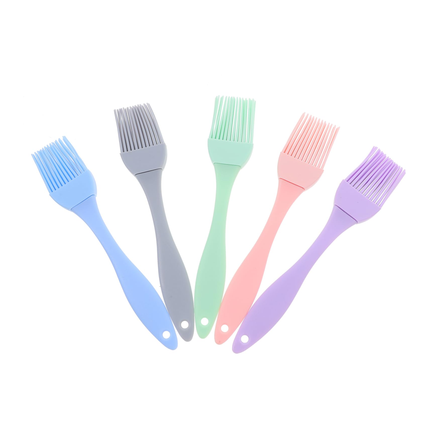 ibasenice Non-slip Bbq Basting Brush for Grilling Bbq Silicone Brush 6.5 Inches Easy to Clean