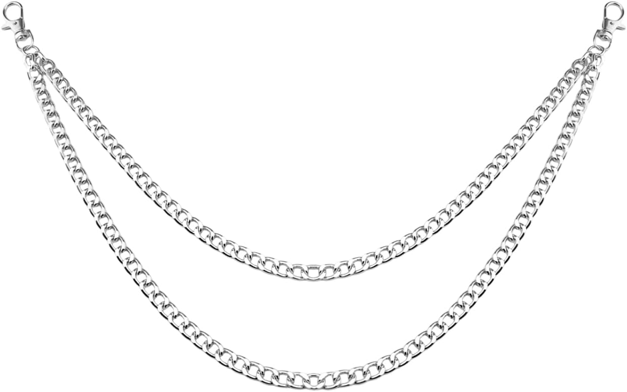 OEHEDOU Punk Trousers Chain Wallet Chains For Men Hip Hop Pants Chain