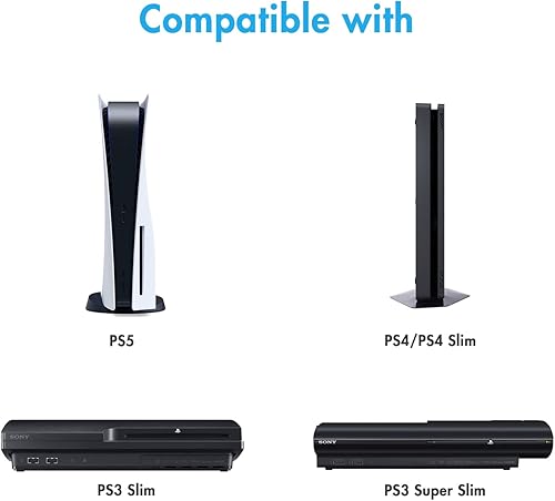 Miniatura 2 de Listado UL Cable de alimentación compatible con Sony PS5 PS4 PS4 Slim PS3 Slim, Xbox One S, Xbox One X, Xbox Series X S, reemplazo de cable de