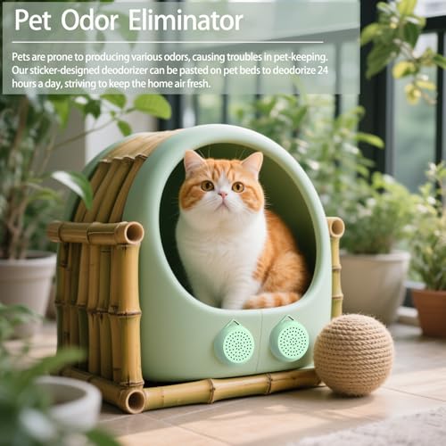 8 Pack Compact Fragrance-Free Odor Eliminator - Closet Freshener, Shoe Cabinet Deodorizer, Shoe Deodorizer, Refrigerator Deodorization & Pet Deodorizer for Home, Long-Lasting Freshness — view 6