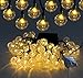 Produktbild Anstore Solar Lichterkette Außen,70 LED Solar Garten Lichterkette, Kristall Kugeln Lichterkette 12 Meter,8 Modi IP44 Wasserdicht Außer/Innen Lichter Beleuchtung für Garten,Bäume,Partys Deko (Warmweiß)