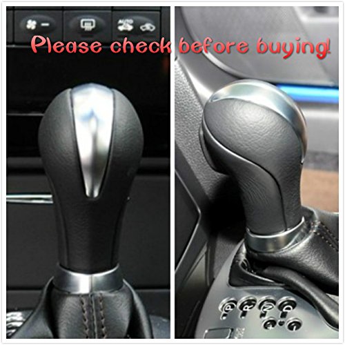 Black Genuine Leather Gear Shift Knob Cover for Infiniti FX35 20092013