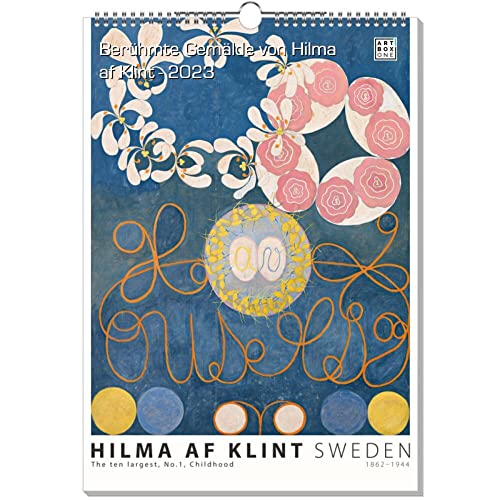 artboxONE Kalender 2023 Berühmte Gemälde von Hilma af Klint Wandkalender A3 2023 Abstrakt Cover