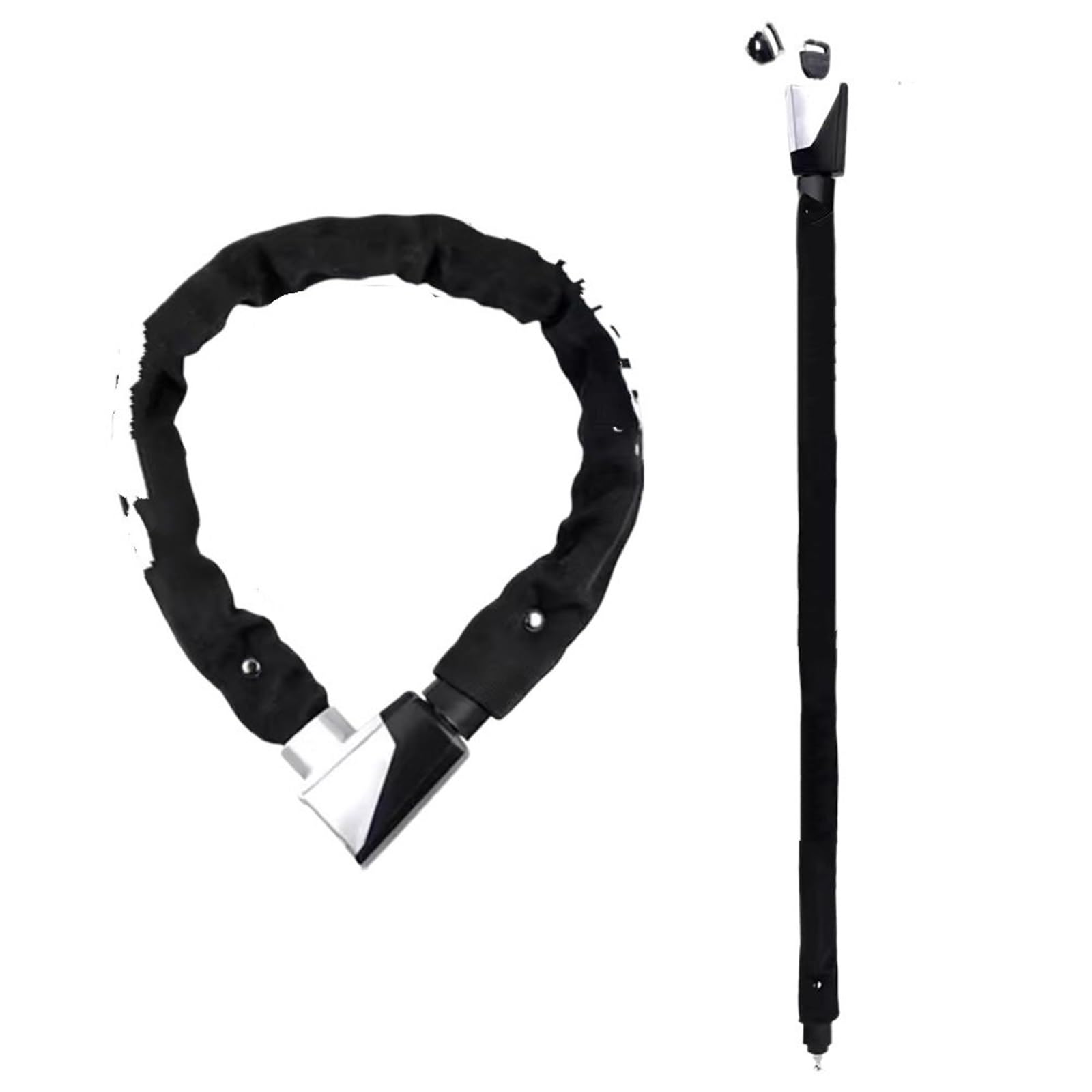 Hydbcnp Et555 L Motorcycle Handlebar Lock Bicycle Lock Mtb Road Bike Anti Theft Heavy Duty Safety Anti-Theft Chain Motorbike Lock Security(Et555 L)