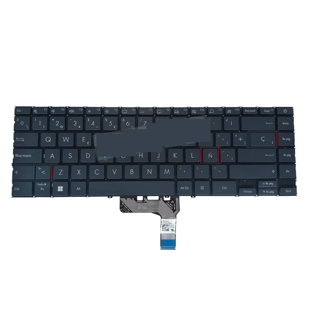 Clavier rétroéclairé espagnol ASUS ZenBook 14 UX425E UX425EA SN3591BL - 2