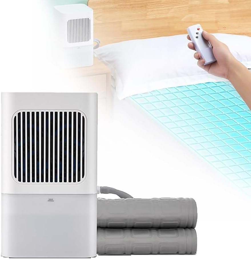 Cooling Mattress Topper for The Bed, Electric Water Cooler Mattress Topper System, 3-Level Adjustable Cooling, 2L Visible Water Tank, for Hot Sleeper and Night Sweat(Double)