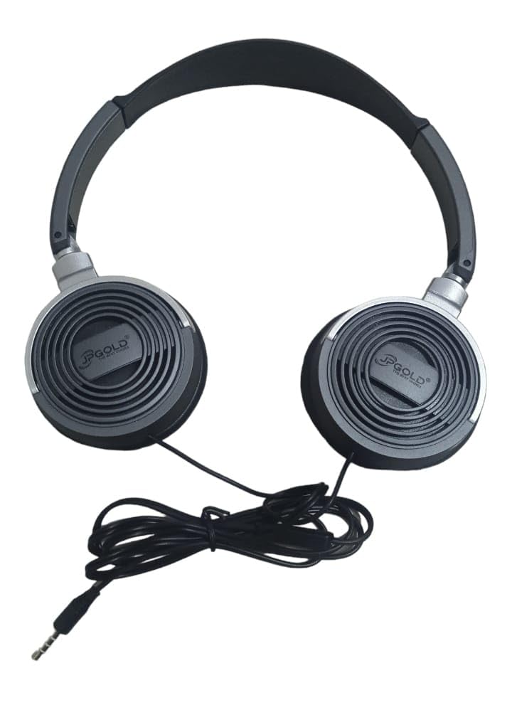 JP Gold Newly Launched JP-HP701 Over The Ear Wired Headphone with 40mm Drivers, 5H of Playtime, Dual Pairing, (50ms Latency) Volume Control, BT 5.4(Multi Colour)-image-26