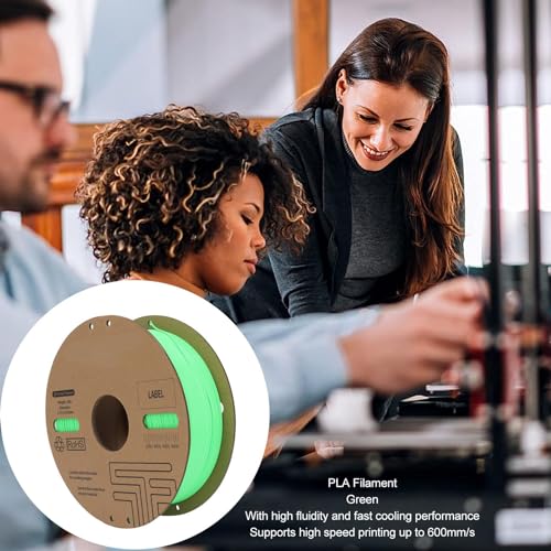 Filament PLA vert haute fluidité 1.75 mm pour impression 3D de précision - 6