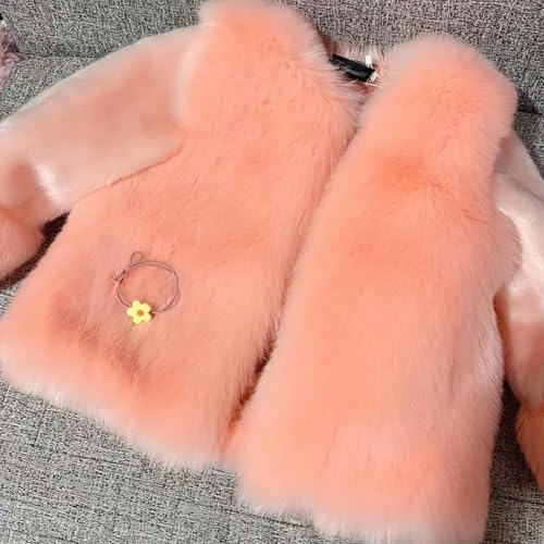 Baby Toddler Retro Faux Fur Coat Jackets Wrap Cape Shawl for Wedding Girls Fluffy Winter Thicken Warm Clothes2