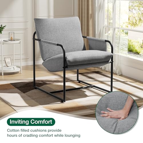 Sillón Plegable Confort Lino Gris miniatura 6